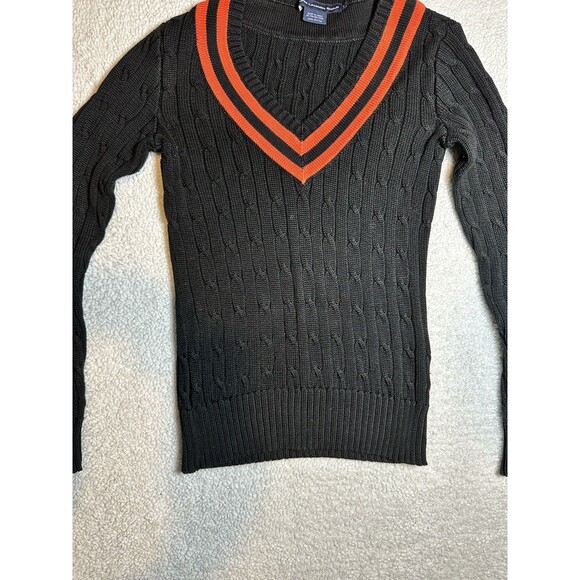 Ralph Lauren Golf Knit Sweater Black Orange Men’s Sz S - Picture 4 of 7